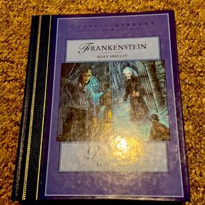 Hardcover From Classic Library, Dracula and Frankenstein, with pictures